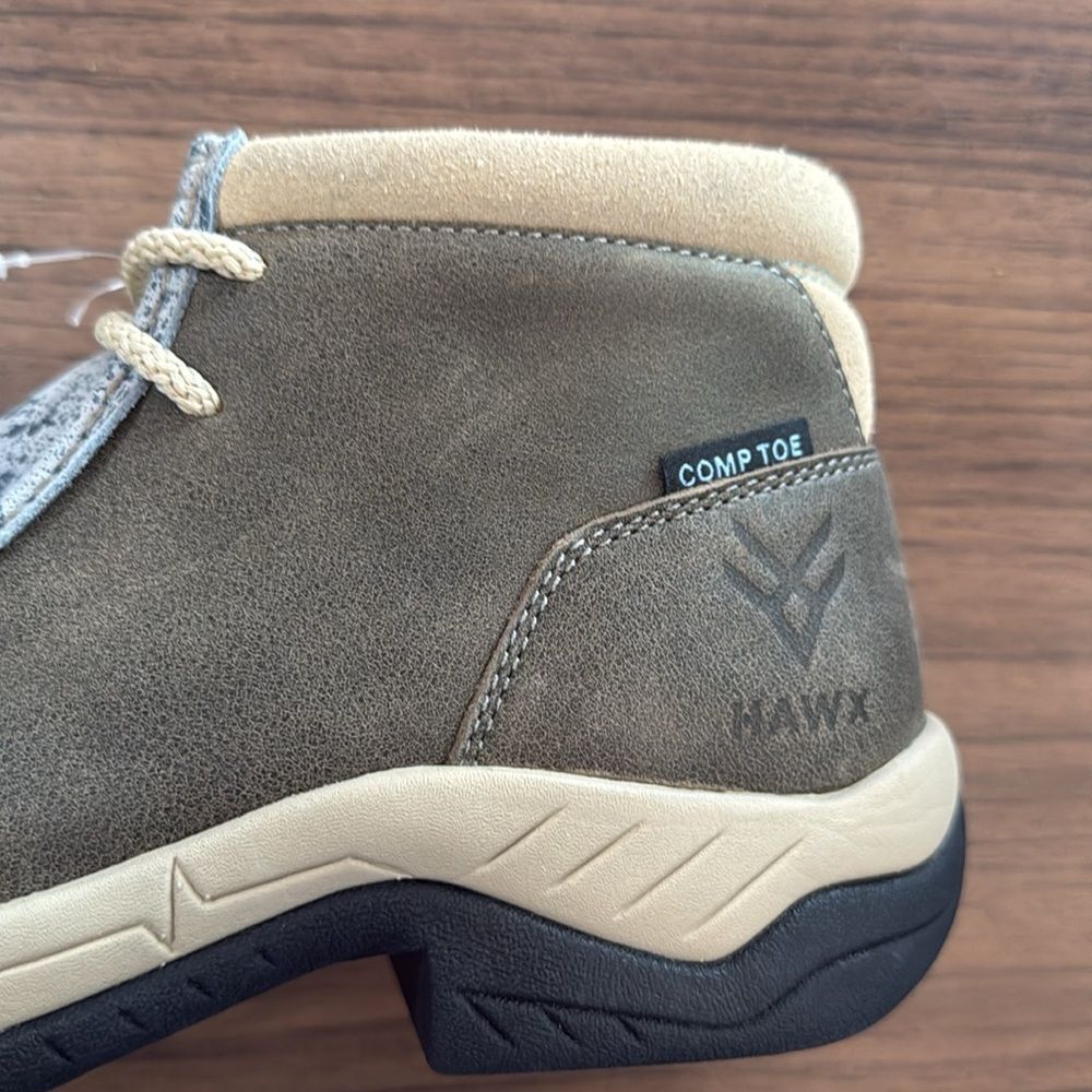 Hawx Women’s Tan and Gray Moccasins - Picture 7 of 9